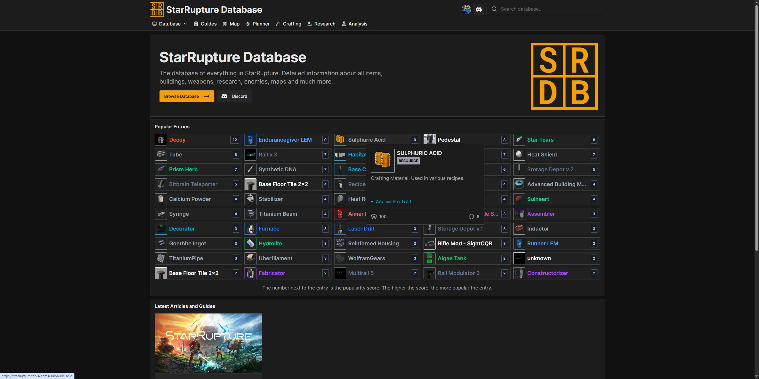 StarRupture Database V2: What's new for the December co-op playtest